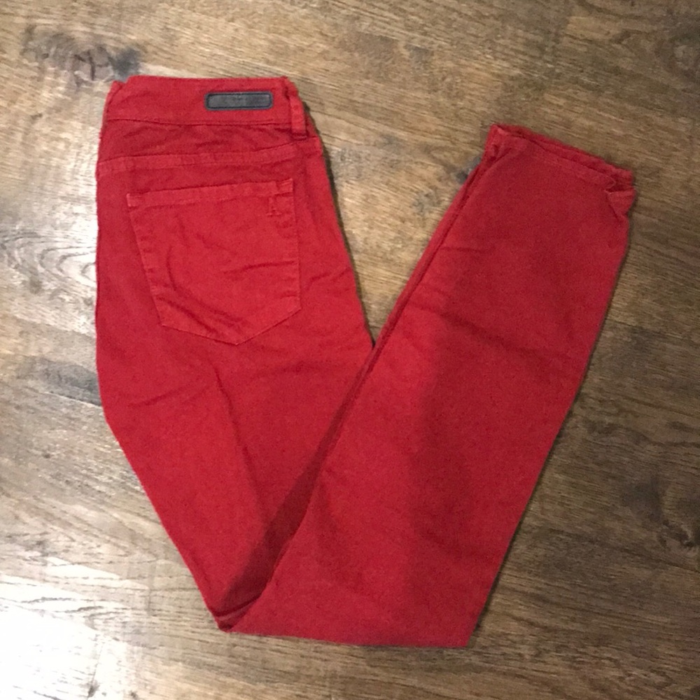 Red jeans